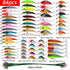 Fishing Lures Kit Mixed with Hooks for Saltwater Freshwater Trout Bass Salmon Fishing