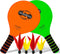 Funsparks Paddle Ball Jazzminton Game, All-Season Indoor/Outdoor Racquet Game for Active Play