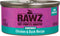Rawz Natural Premium Shredded Canned Cat Wet Food, Grain Free, Real Meat Ingredients, 3oz Cans, 18 Count