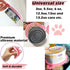 6 Pcs Can Covers, Universal BPA Free Silicone Dog Cat Can Lids, Fit Most Standard Size Cans (6 colors)