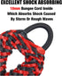 Geelu 2.5FT Bungee Dock Line, 2PCS Boat Fender Ropes for Fenders, Buoys, Docking Pontoons, Boat Accessories