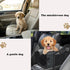 Volodya 15 lbs 2 Summer/Winter Dog Car Seat for Small/Medium Dogs Under with Replaceable Dual-Sided Cushions, Portable