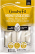 Good ‘n’ Fit Rolls Made with Real Chicken Liver Flavor, 6 Small Rolls, Highly Digestible Rawhide Chews