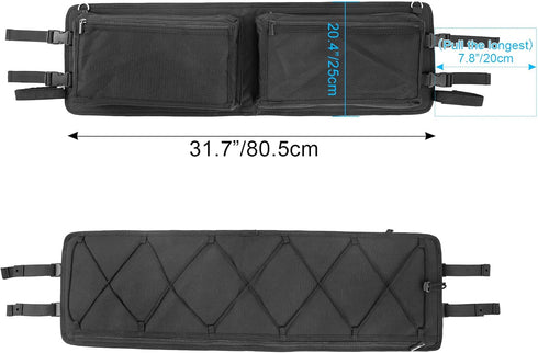 Golf Cart Overhead Storage Bag, Heavy Duty Ceiling Organizer Bag, Compatible with Club Car Precedent, Tempo, Onward