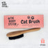 The Buddy System Cat Brush, Professional Grade Daily Grooming Hairbrush with Boar Bristle, Wooden Handle (1 Pack)