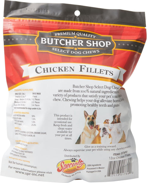 Butcher Shop Chicken Fillets Dog Treats, 2 Pack, 24 Oz Total