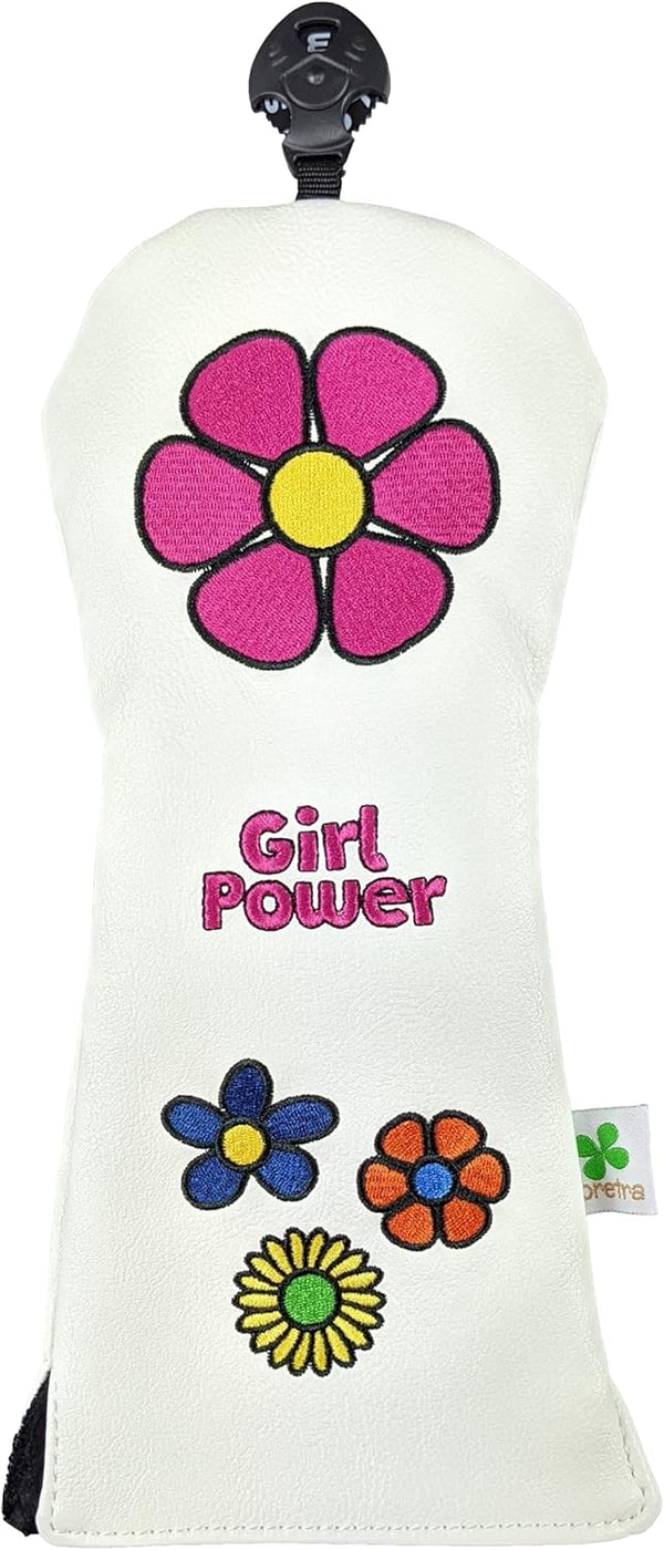 Foretra Limited Edition Girl Power Design Fairway Wood Head Cover - Tour Quality Golf Club Cover
