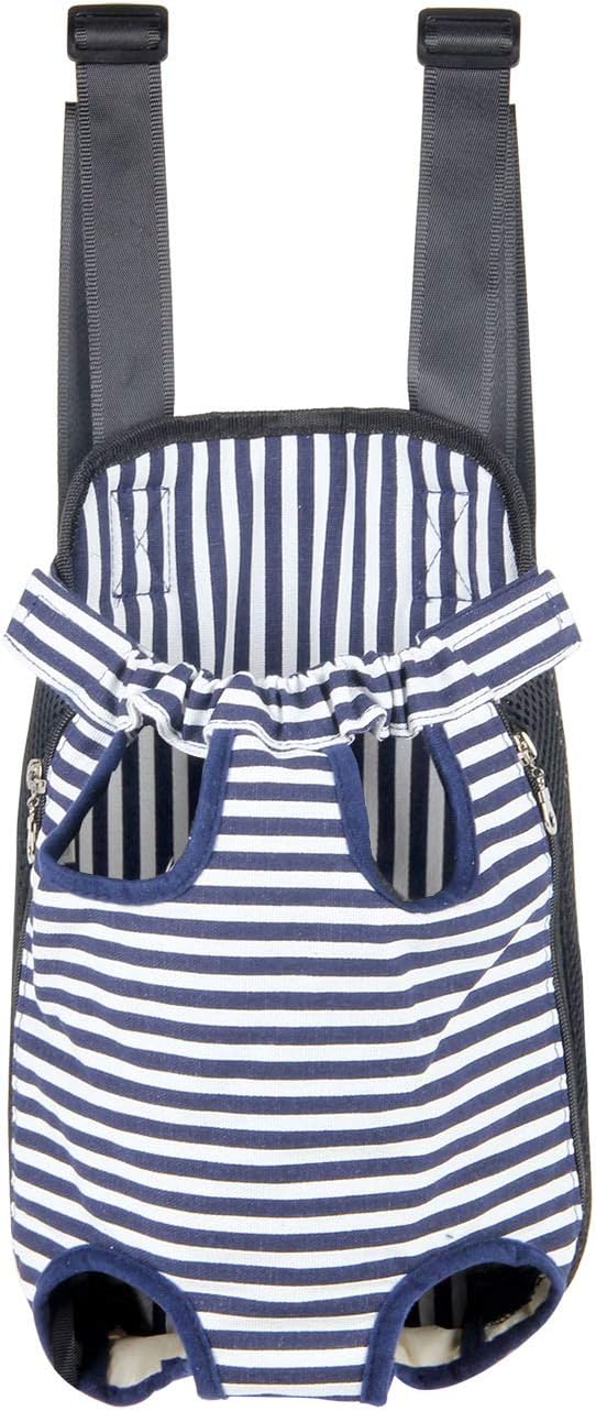 Dog Carrier Comfortable Legs Out Front Pet Backpack Tote Holder Bag with Shoulder Strap for Outdoor Hiking Camping