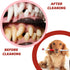 (Pack 4(Multi)) Pet Toothbrush for Dogs, Cats with Soft Bristles - Easy Teeth Cleaning & Dental Care, Non Slip Dual