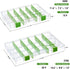Piscifun Fishing Tackle Boxes, 3600/3700 BPA-Free Plastic Clear Storage Organizer with Waterproof Labels and Removable