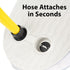 A42 Sea Eagle High Capacity Large Bellows Foot Pump for Use with Unsupported Fabric Inflatable Kayaks, iSUPS and Boats