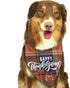 Yilad Thanksgiving Cute Turkey Dog Bandana Scarf Triangle Bibs Pet Accessories Cat Kerchief