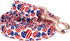 American Flag Dog Leash Super Cute Heart, Durable and Stylish Pet Leash with Metal Buckle, Available in Small, Medium, Large Pets Daily Walking L