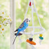 Hypeety Pet Bird Parrot Swing - Hanging Hammock for Parakeets, Budgies, Conures & Quaker Parrots