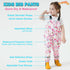 Lightweight Waterproof Rain Bib Pants for Toddlers - Boys and Girls Rain Trousers