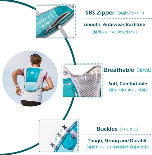 TRIWONDER Hydration Pack Backpack 5L for Marathoner Running Race