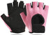 IZUS Anti-Slip Fingerless Workout Gloves for Women Gym/Exercise/Fitness/Training/Cycling with Excellent Grip/Cushion-Pads
