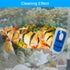 DaToo 2 1 Aquarium Cleaner Fish Tank Glass Cleaner Algae Cleaner Scraper Magnetic Scrubber Algae Clean Brush, Pcs,Size