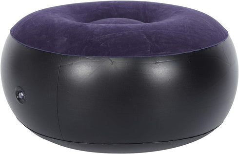 15 15 3 Yctze Stool Round, * * Portable Outdoor Camping Chair Inflatable Flocking Stool Footrest for Home Office Travel