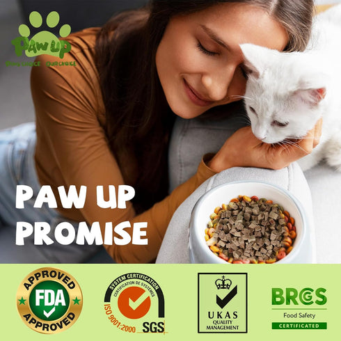 4.6 oz, PAWUP Freeze Dried Chicken Liver Pet Treats, High Protein Freeze-Dried Pet Food for Dogs, Cats, Fresh