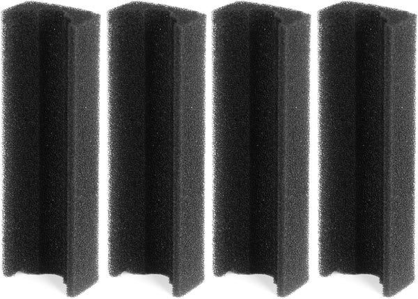 TARARIUM CTUV-H6F Aquarium Filter Sponge Replacement Filters, 4 Pack for CTUV-H6F Models