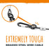 Mighty Paw Dog Seat Belt Vehicle - Chew-Proof Dog Belt with Aviation Aluminum Carabiner for Teething Puppies