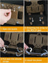 SINAIRSOFT Tactical Vest Phone Holder, MOLLE Plate Carrier Phone Mount for Folded Navigation Board