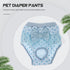 Dog Sanitary Pants Puppy Diaper Pantie Cotton Lace Blue S Female Dog Period Underwear Pet Diaper for Incontinence
