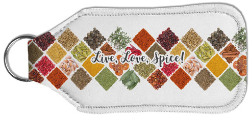 Custom Large Spices Hand Sanitizer & Keychain Holder