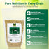 Packed 2Lbs PACIFIC Organic Petfood Organic Feed Oat Groats - Oat Groats for Birds | Rich with Fiber & Minerals | USDA