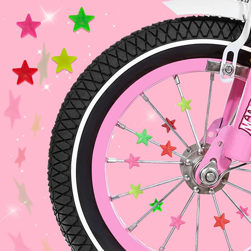 Kids Bike Basket for Girls, Handlebar Bicycle Basket with Unicorn Necklace and Bike Decoration Accessories Set