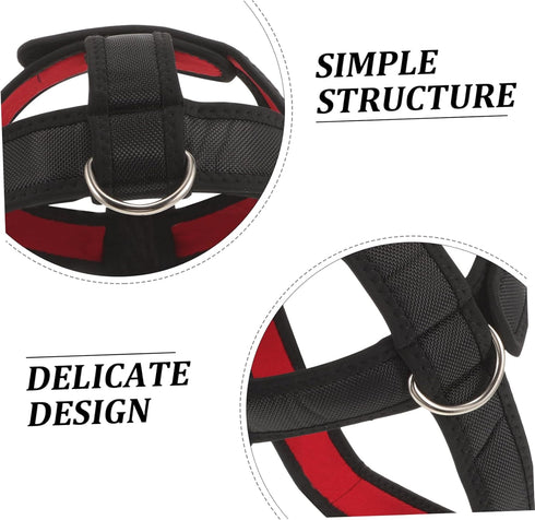 Kisangel Heavy Duty Neck Exerciser Training Strap, Portable Neck Trainer Fitness Equipment for Indoor Use
