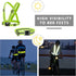Reflective Running Vest - High Visibility Reflector Vest with Safety Straps