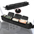 No-Drilling Golf Cart Inner Front Storage Basket with 2 Insulated Cup Holders, Foldable Dash Tray Organizer