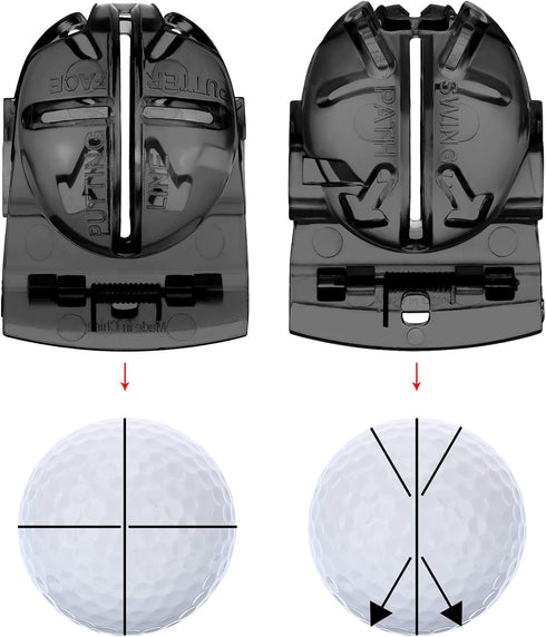 Sumind 22 Pcs Golf Accessory Kit, Includes Golf Towel, Marking Pens, Line Marker, Brush, Tee Holder, 12 Tees, Repair