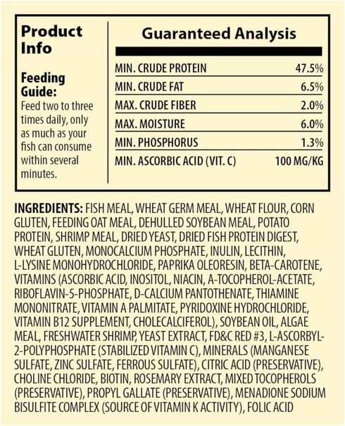 TetraColor XL Tropical Granules, 2.65 oz, with Natural Color Enhancer