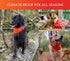 SPOT THE DOG! Reflective Dog Bandanas - High Visibility Safety Dog Accessories for Small, Large Dogs, Orange Collar
