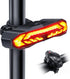 Smart Bike Tail Light with Turn Signals and Brake Light, Bike Alarm with Remote, Waterproof Bike Accessories