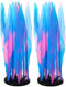 Aquarium Glowing Kelp Plant, Soft Silicone Fluorescence Coral Decor, 2pcs