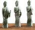 Japanese Sandstone Buddha Statue - Handmade 7.1” Zen Buda Sculpture for Aquarium Decorations, Pagoda Garden Decor