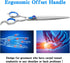 8'' Professional Dog Grooming Scissors, Heavy Duty Pet Shears for Grooming, Japan 440C Stainless Steel Sharp Smooth