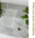Wzttdm Hermit Crab Climbing Toys with Ties, Hermit Crabs Climbing Wall, Hermit Crab Habitat Accessories, DIY Mesh