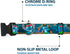Buckle-Down Plastic Clip Collar - Stitch Hula Dance 5-Poses, 1" Wide, Fits 9-15" Neck, Small