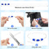 BSEEN Blue Light Up Dog Collar - 360° Visible Rainproof LED Rechargeable for Small Medium Large Dogs