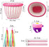Kids Bike Basket Set Girl Bike Basket Handwoven Bike Baskets for Kids Children Cycling Baskets with Spare Leather Straps and Bell Easy Install Detachable by SVNR