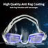 Water Gear No-Leak Anti-Fog Goggles - Adjustable Split Headband, UV Protection, Wide Angle Lens