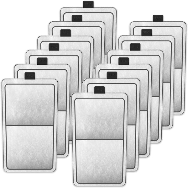 12-Pack Replacement Filter Cartridge for Top Fin PF-S Silenstream PF10 Power Filters