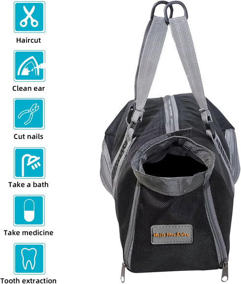 Trimming Cinf Cat Nail Clipping Cleaning Grooming Restraint Bag No Scratching Biting for Bathing Nail Injecting
