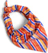 The Dodo Dog Bandana, Striped; Cute Print Bandana for Dogs, Summer Pattern Neck Kerchief for Everyday Pet Apparel