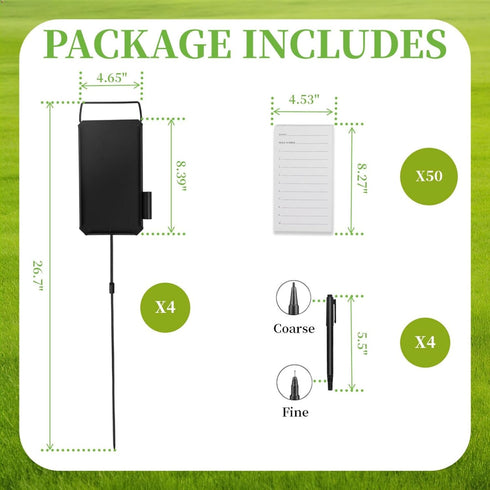 4 Pack 50 4 Steel Longest Drive and Closest to the Pin Marker, Golf Metal Proximity/Course Distance/Fairway Distance